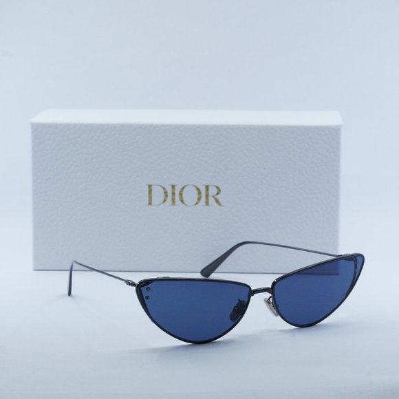 Dior MISSDIOR B1U H4B0 Cat Eye Sunglasses - Gunmetal/Blue - Picture 9 of 10